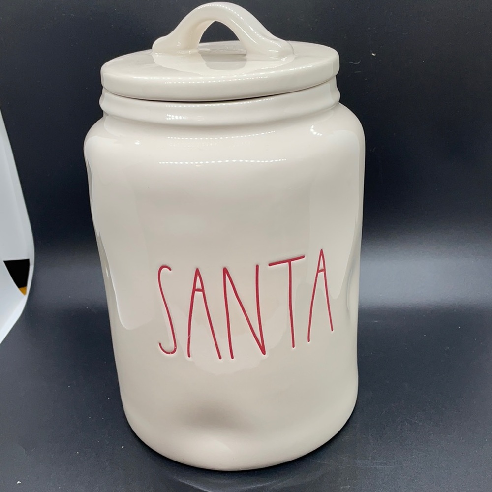 Rae Dunn Brand New Canister SANTA